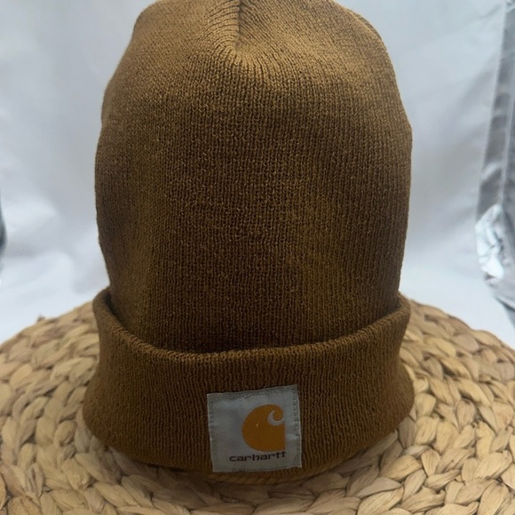 Carhartt Rust Color Knit Beanie Unisex Snow Day Hiking Climbing - Picture 1 of 6